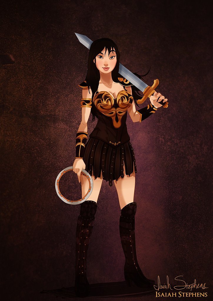 Mulan as Xena