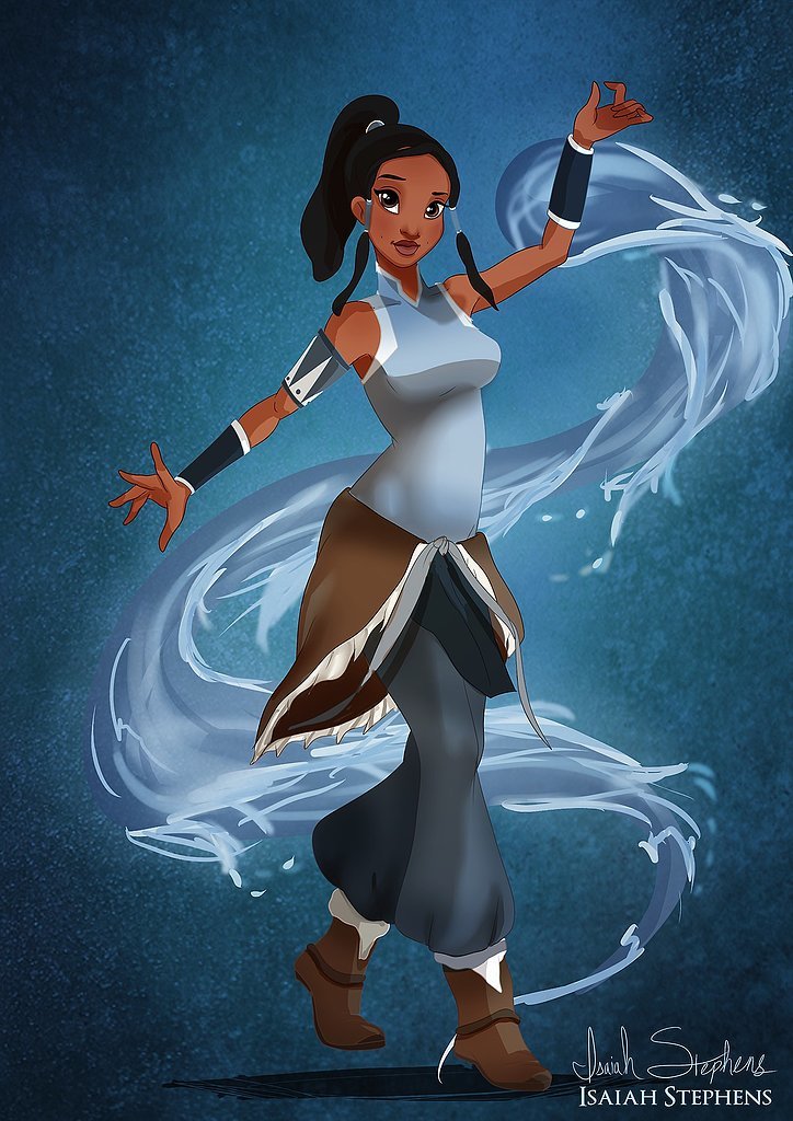 Tiana as Korra