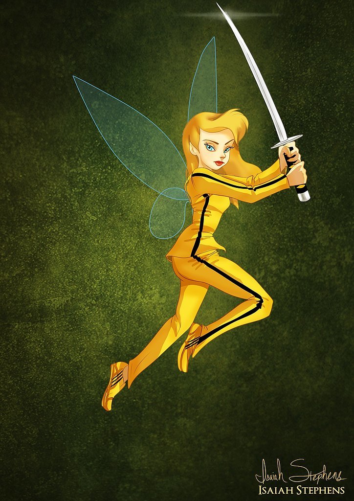 Tinkerbell as Beatrix Kiddo