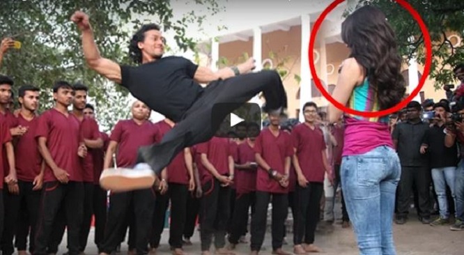 tiger shroff stunt shraddha kapoor