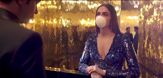 deepika padukone wearing mask