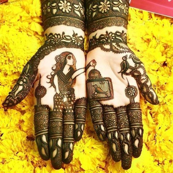 simple mehendi designs 