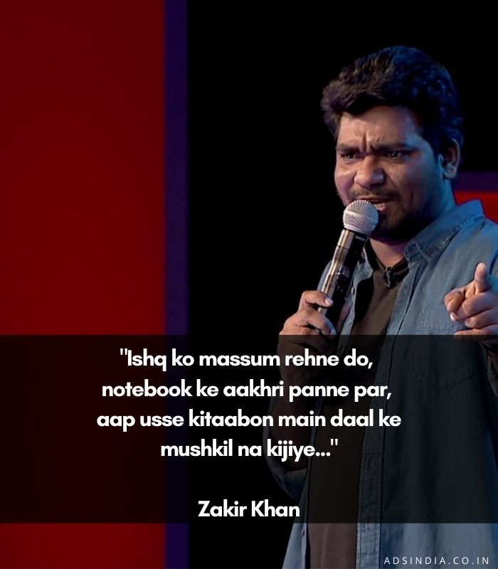 Zakir Khan Shayari